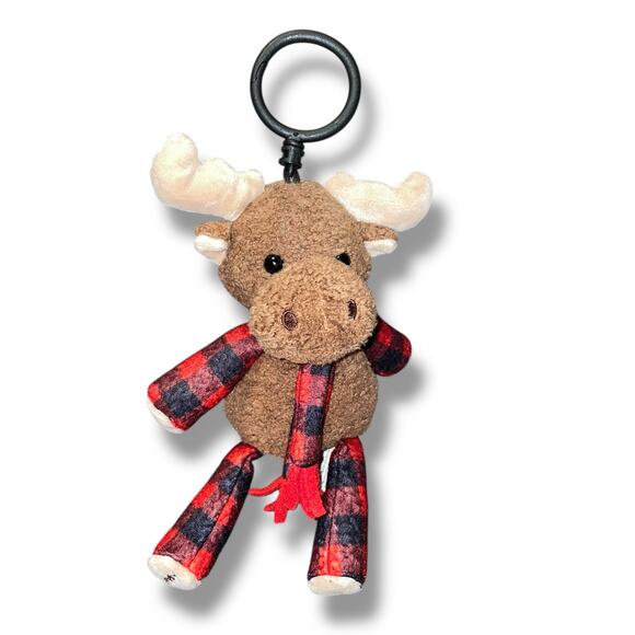Scentsy Buddy Clip Milford Moose 6" Plush Scented Very Merry Cranberry Backpack - Picture 5 of 13
